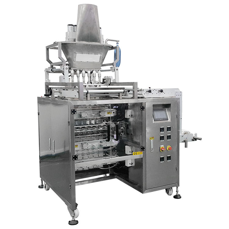 Automatic 4 side sealed bag sachet packaging machine for powder