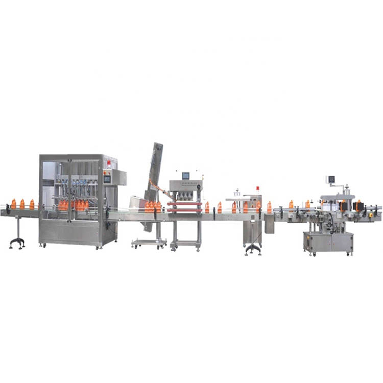 Automatic engine gear oil bottle pail filling capping sealing labeling machine