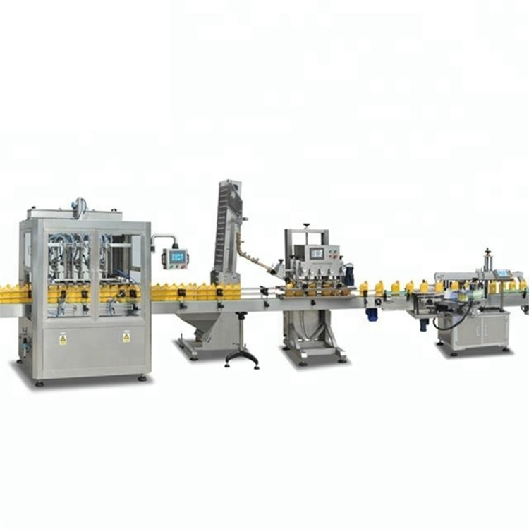 Automatic shampoo lotion oil 4 or 6 heads bottle filling capping sealing machine