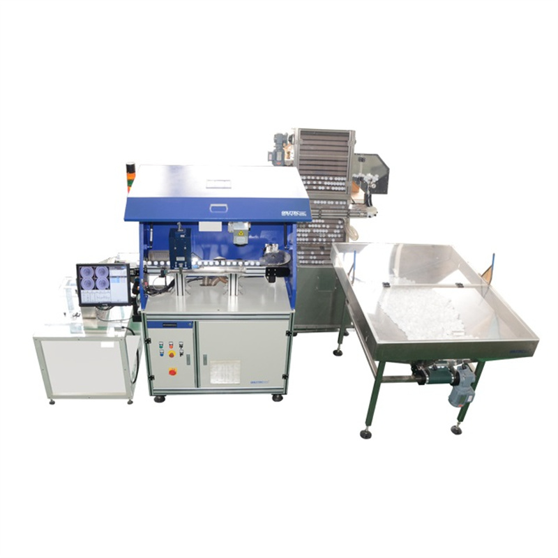 Automatic cap laser coding printing machine