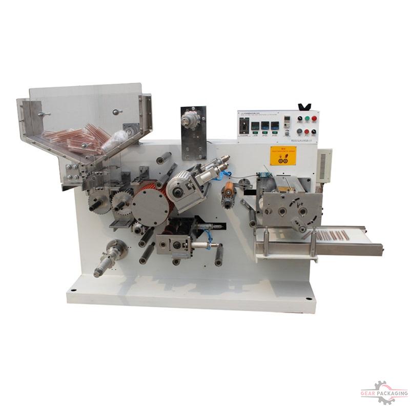 Drinking straw film cold cutting packing machine single straw cutting piece by piece automatic straw tube packaging system high speed