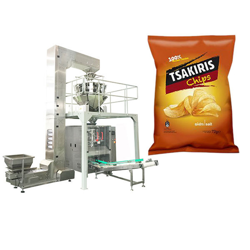 72g potato chips snack packing machine Vertical Packaging Machine V.F.F.S. Bagger Complete Systems
