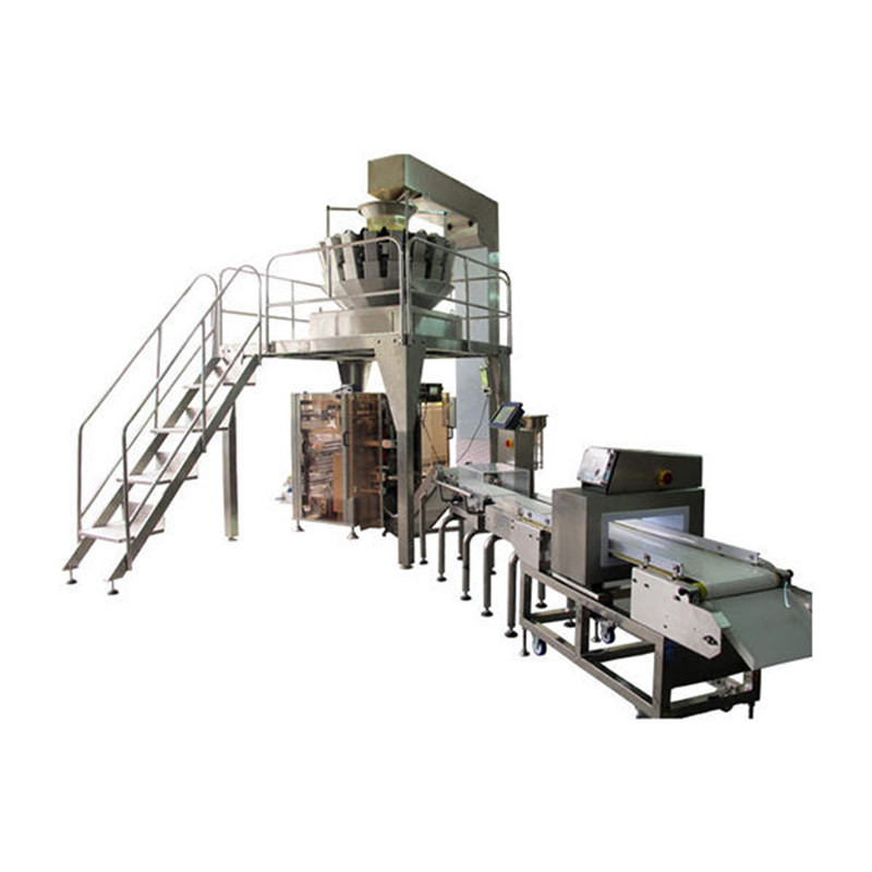 Quad seal bagger with multi-head weigher  Vertical Packaging Machine V.F.F.S. Bagger Complete Line