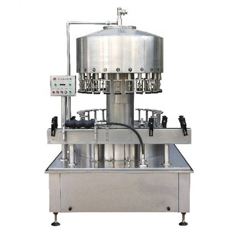 Automatic wine alcohol liquid 12 nozzles rotary filling machine