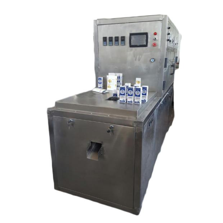 Semi automatic brick milk filling sealing machine