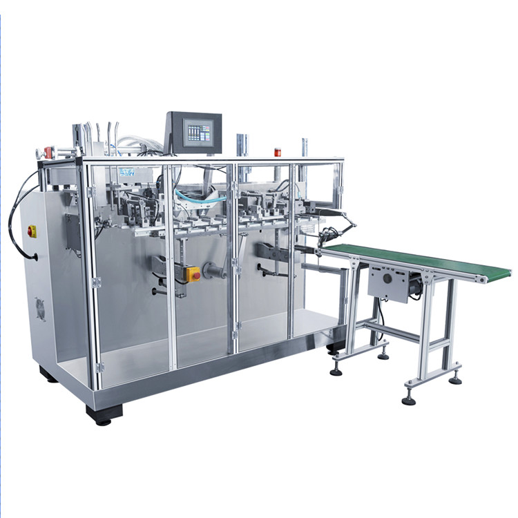 Automatic horizontal bag premade pouch filling sealing packaging machine