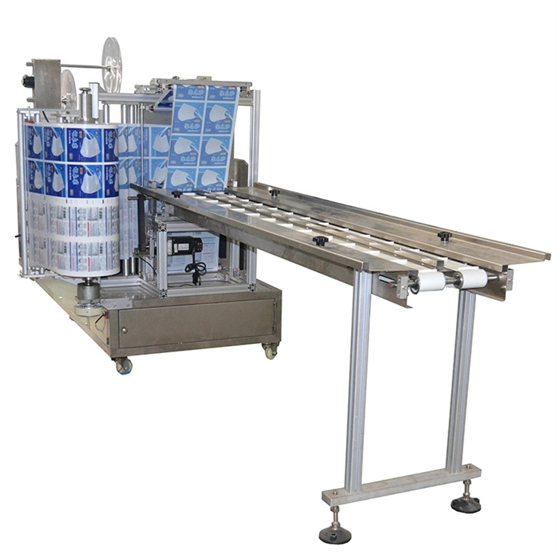 Automatic double lanes horizontal 4 seal bag packaging machine