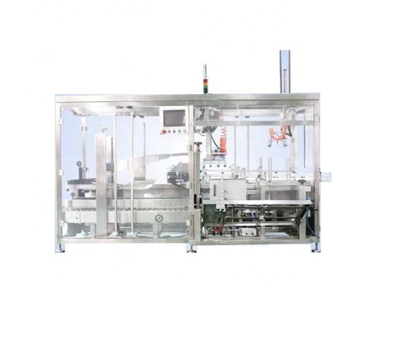 Automatic box robot hand carboad feeder packing machine